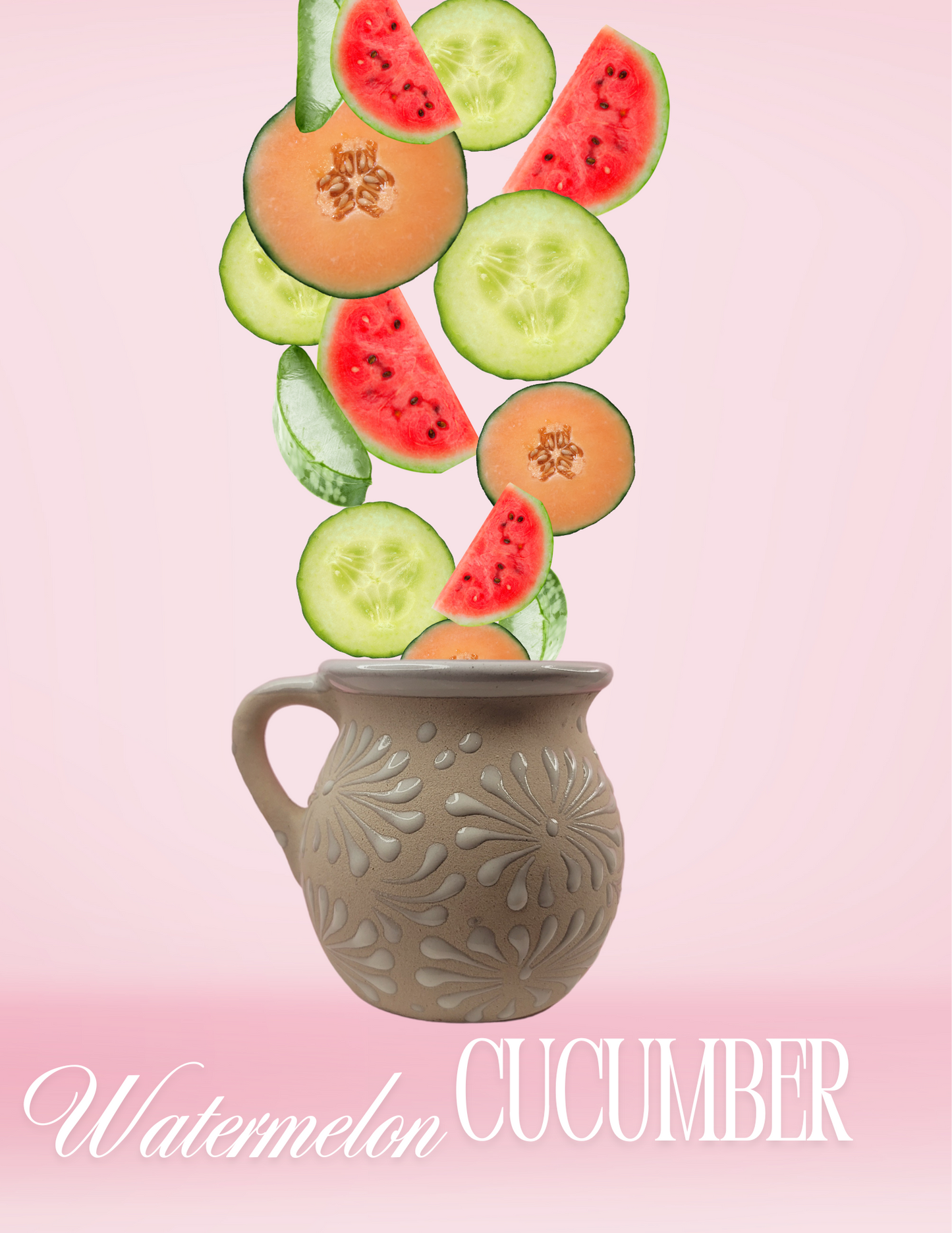 Watermelon Cucumber White Mug 12oz
