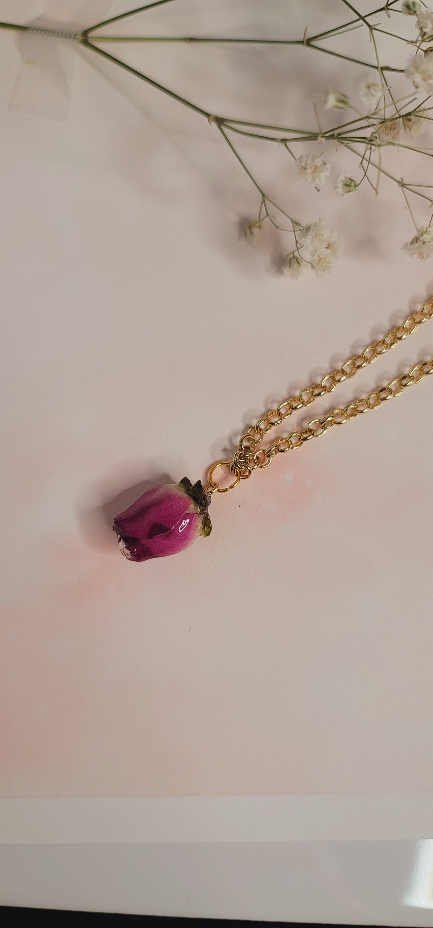 Eternal Rosebud Necklace