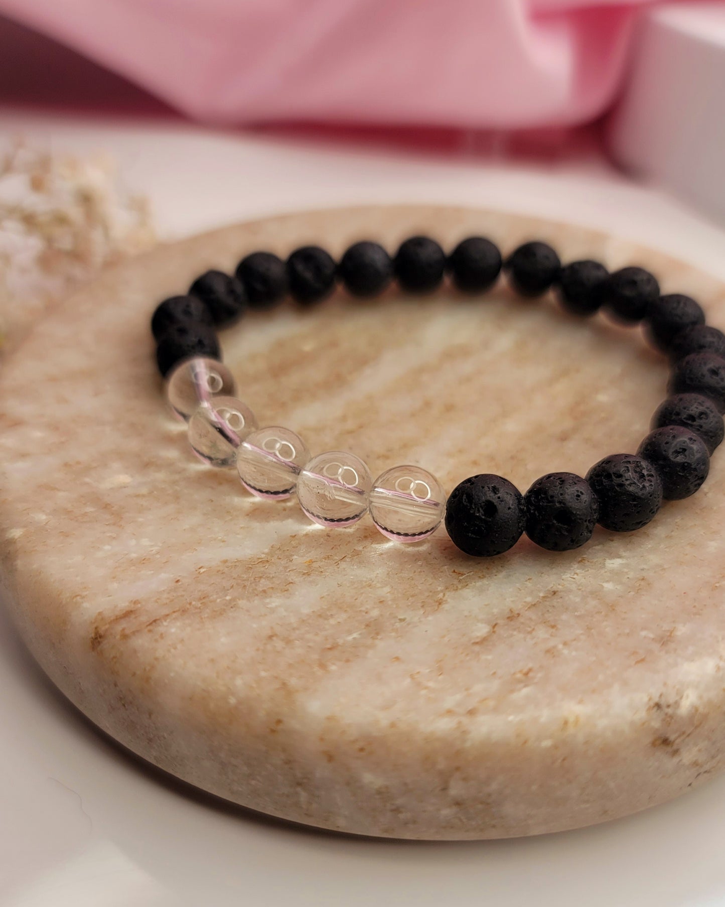Clear Quartz Cinque Bracelets
