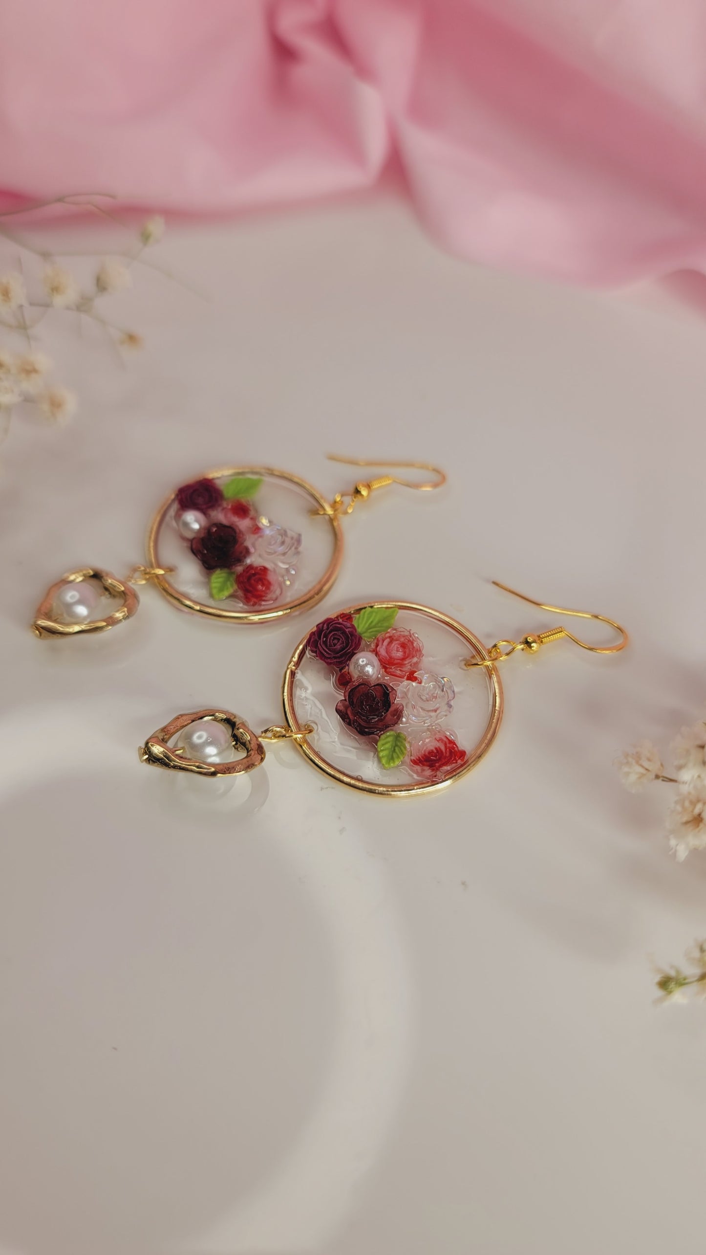 Rosé Romance Earrings