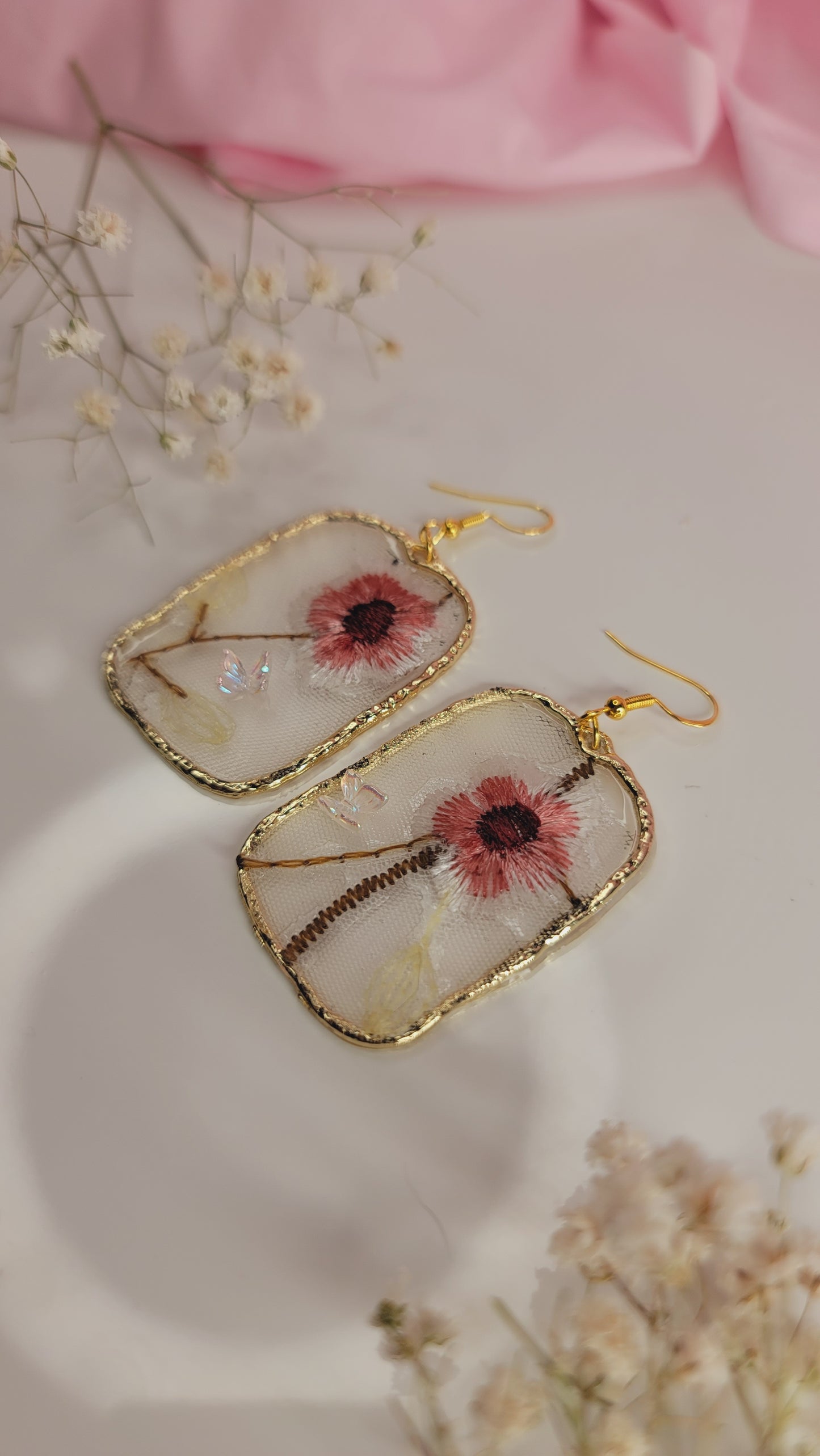 Blush Garden Lace Earrings