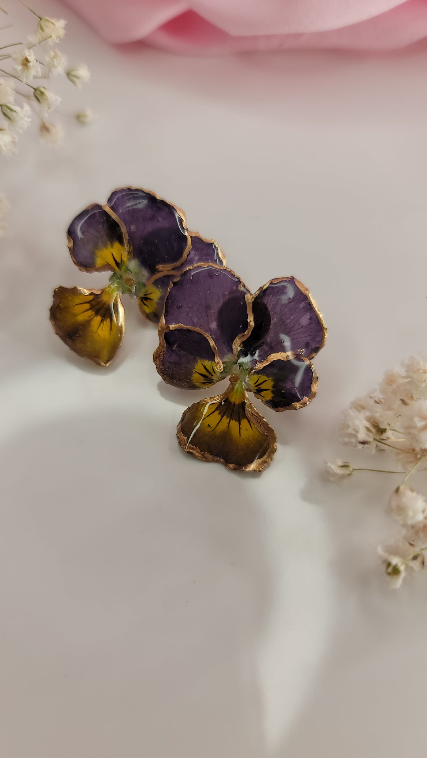 Golden Petal Studs
