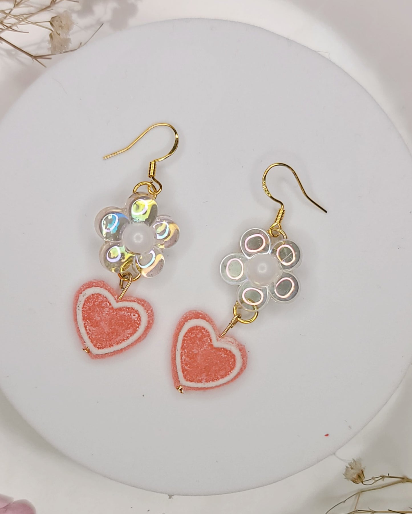 Sugar Blossom Heart Drops