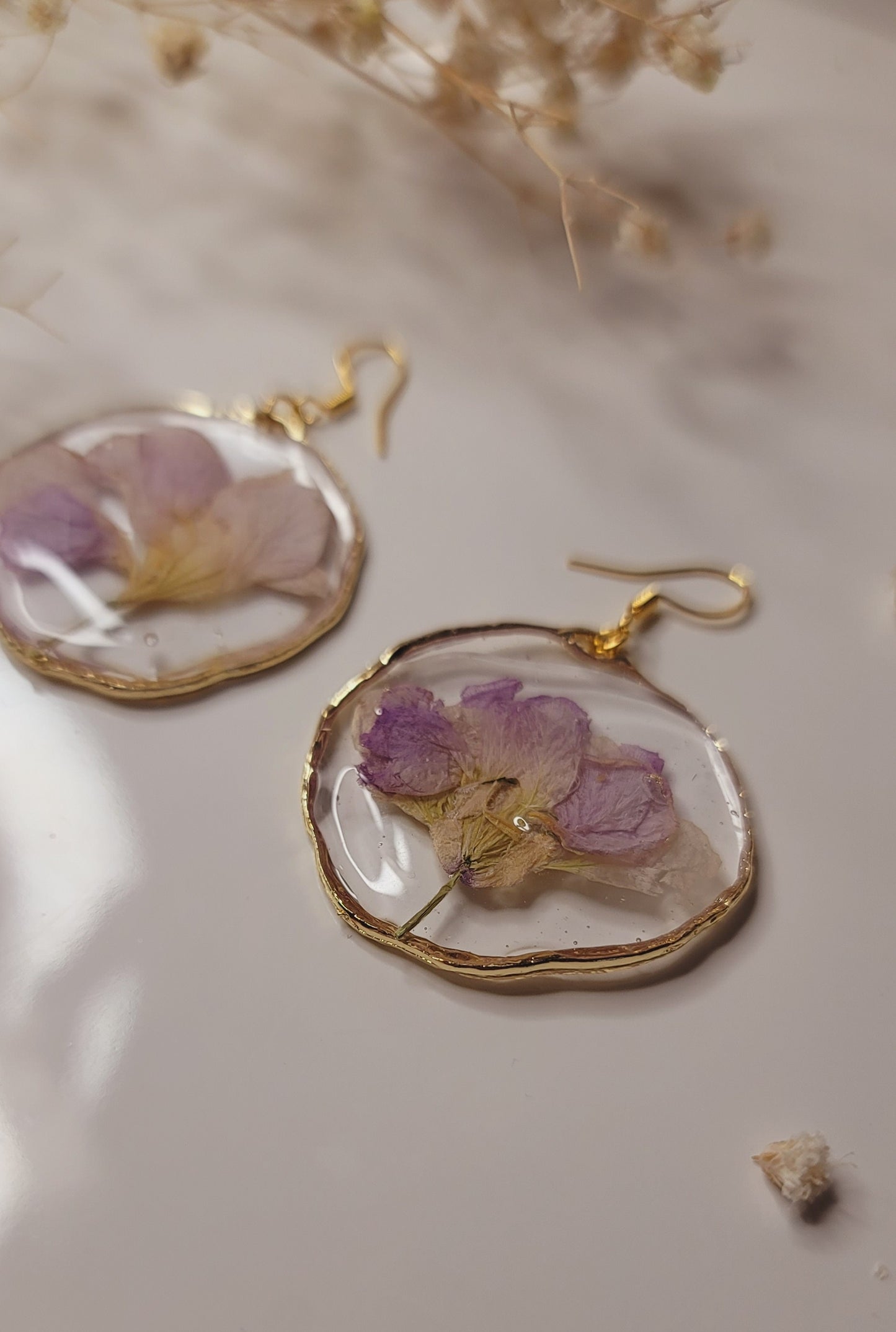Blushing Petal Garden Earrings