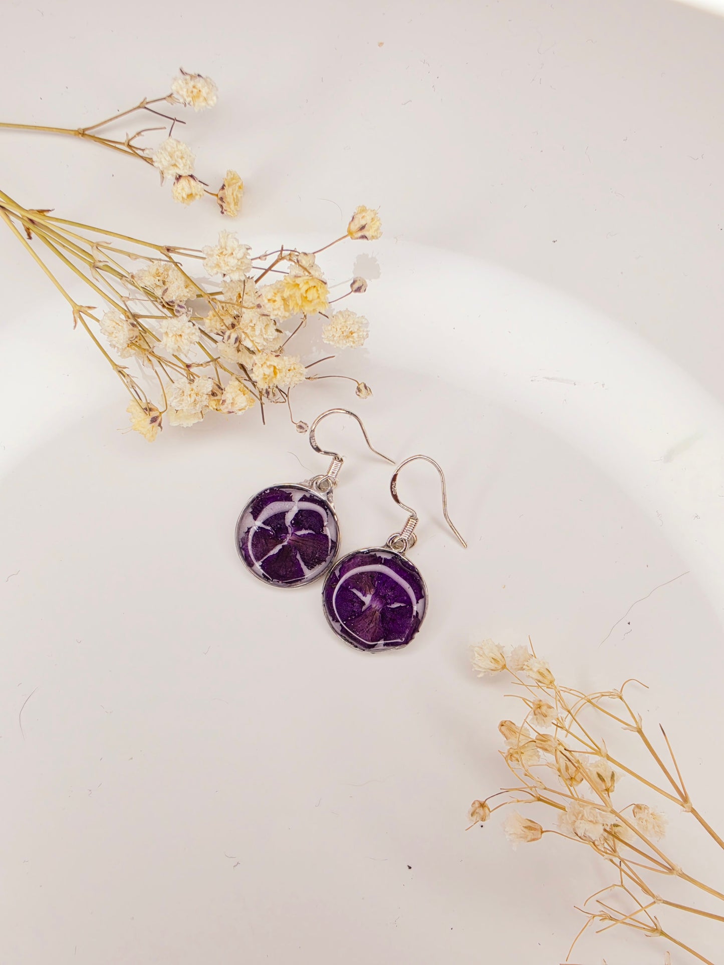 Royal Violet Chandelier Earrings