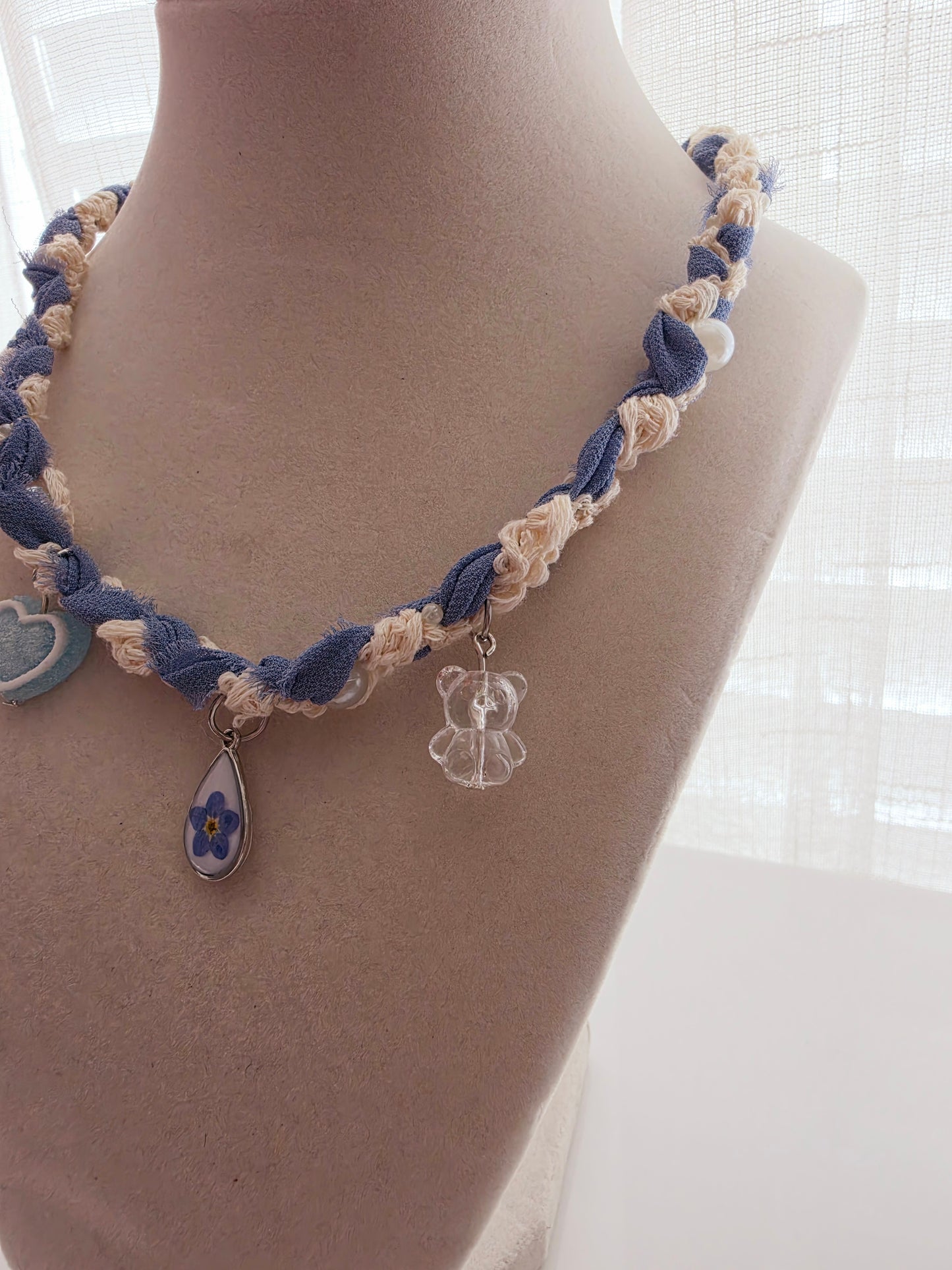 Forget Me Not Keepsake Charm Necklace