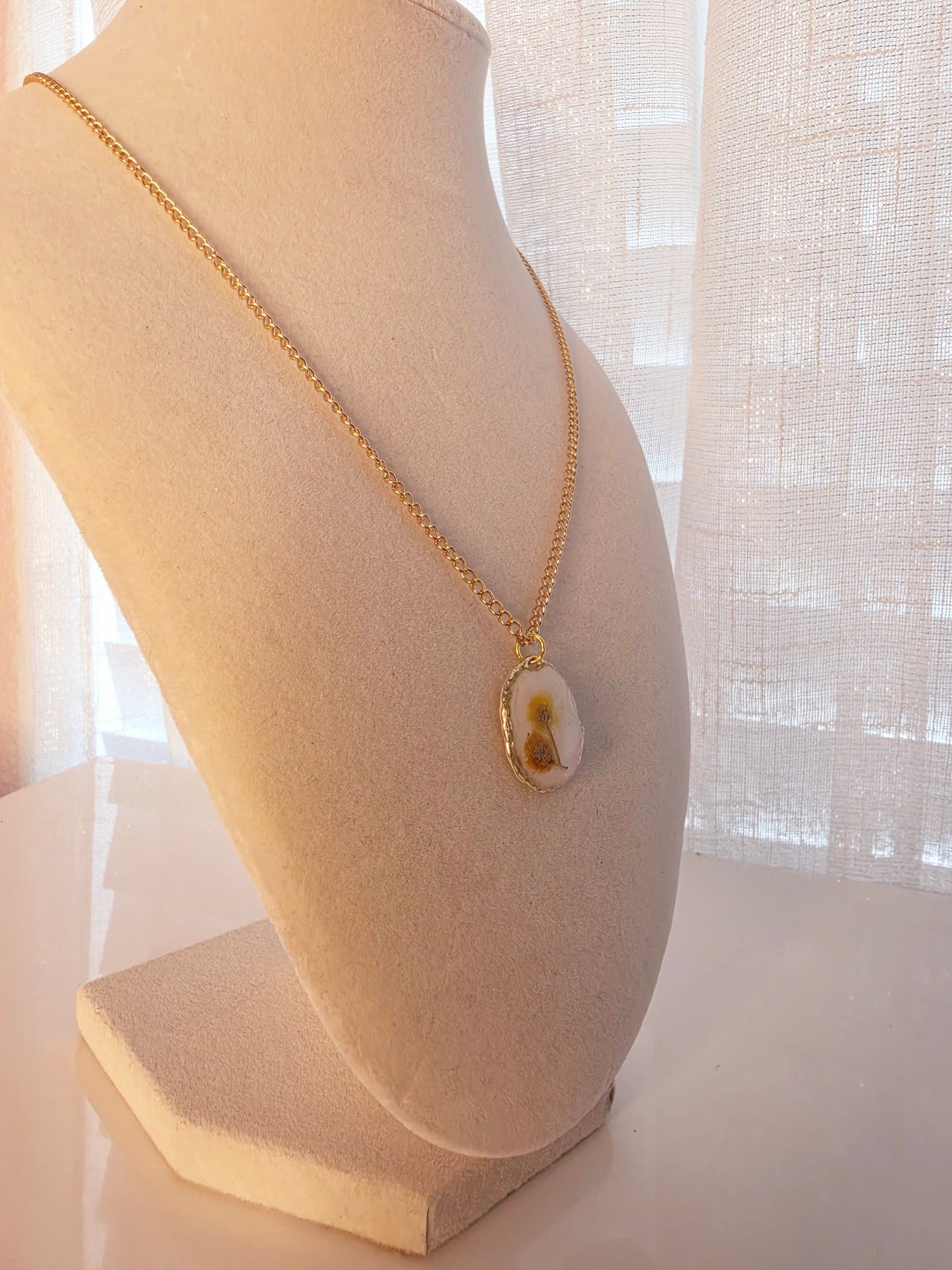Golden Bloom Keepsake Necklace