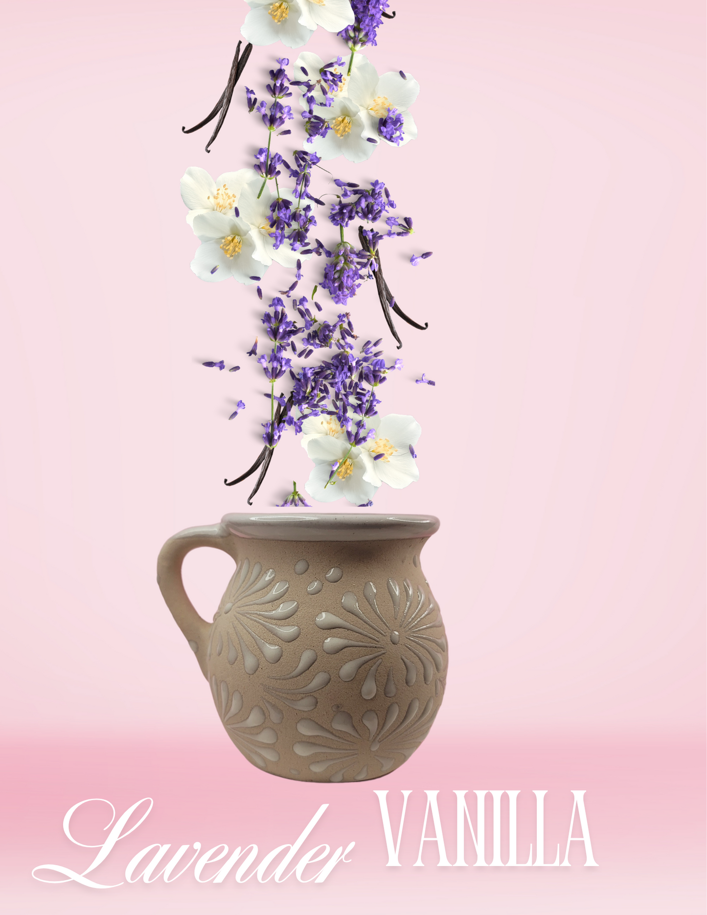 Lavender Vanilla White Mug 12oz