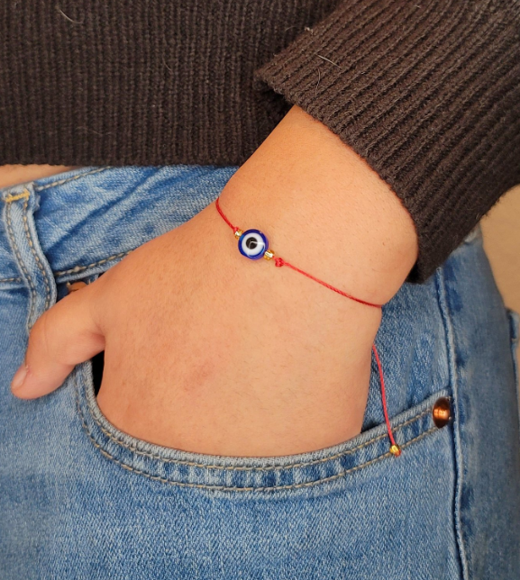 Blue Simple Evil Eye Bracelet