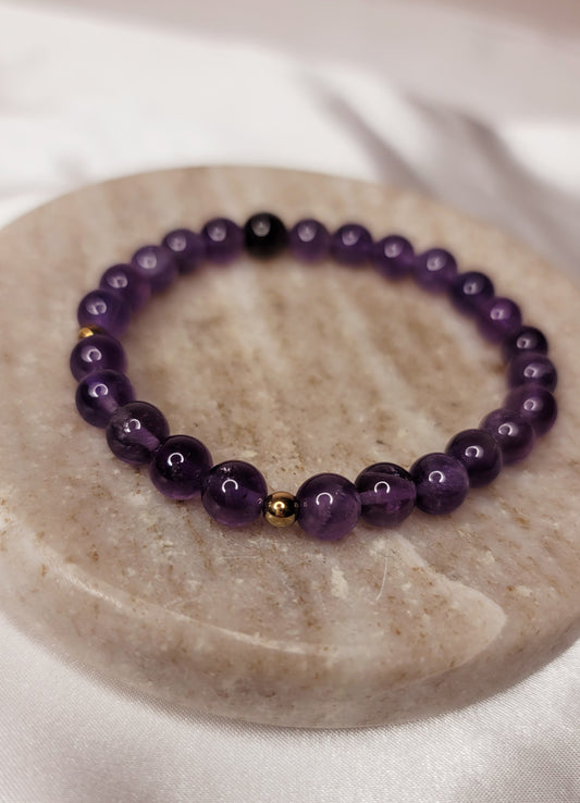 Amethyst Crystal Bracelet