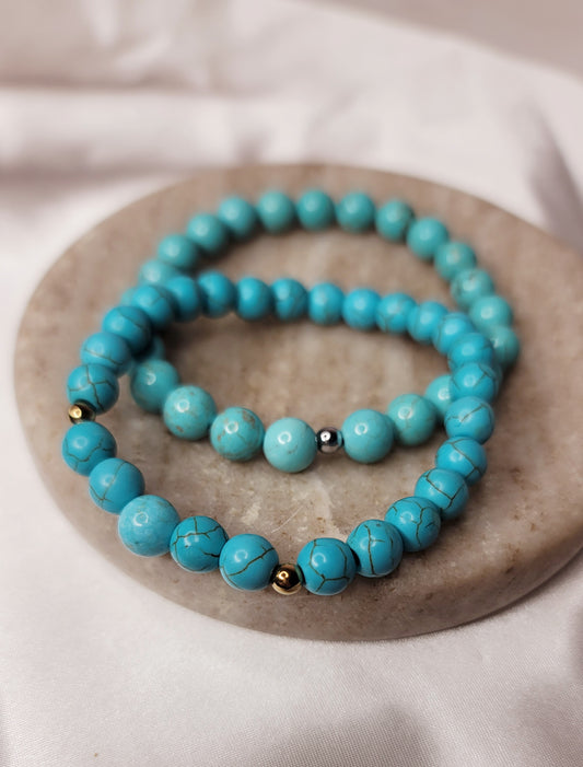 Turquoise Crystal Bracelet