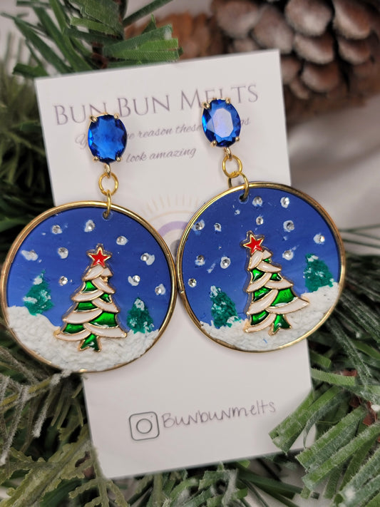 Christmas Tree Earrings