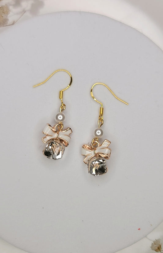 Crystal Gift Bow Drops