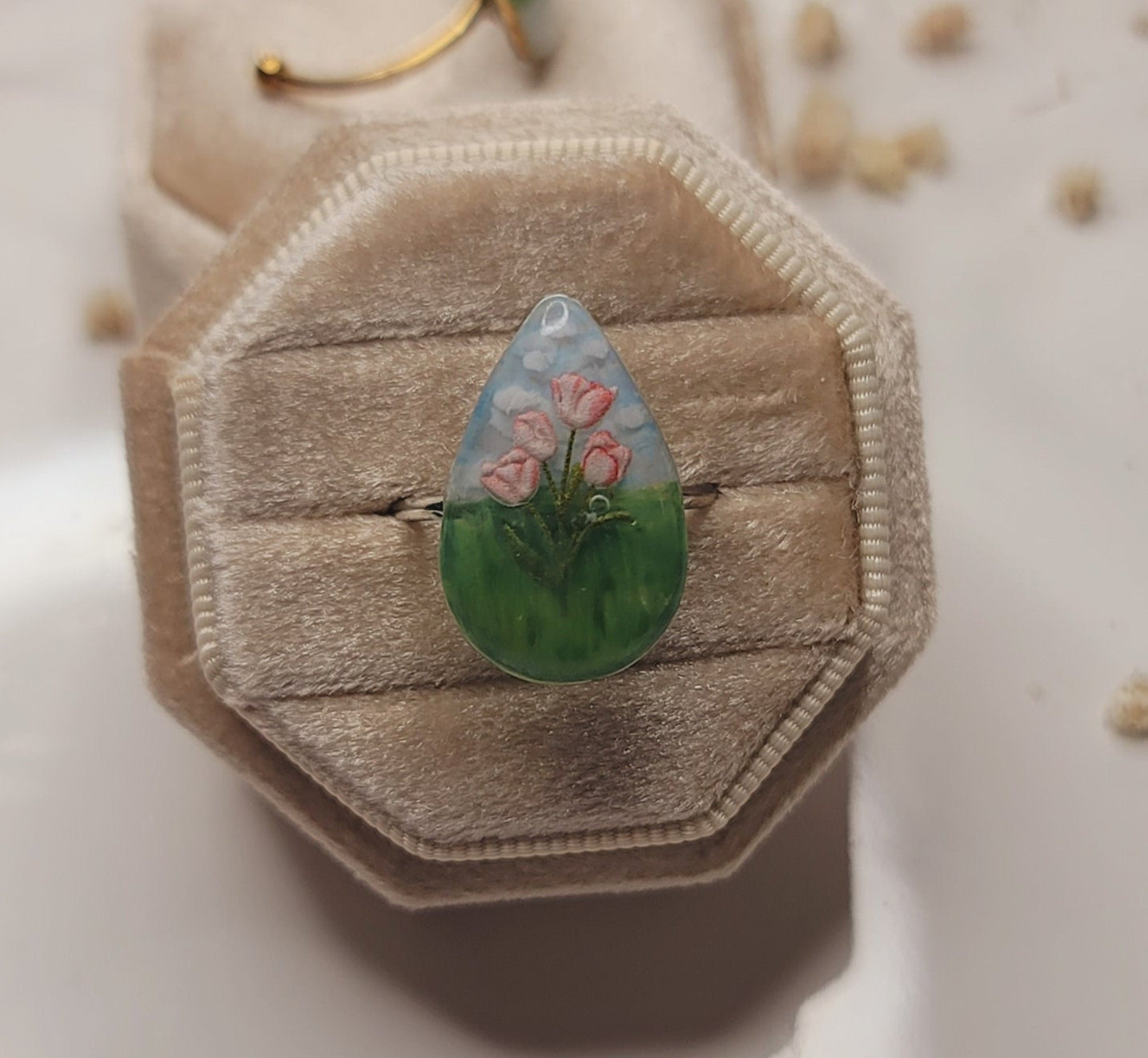 Petals at Dawn Ring Silver