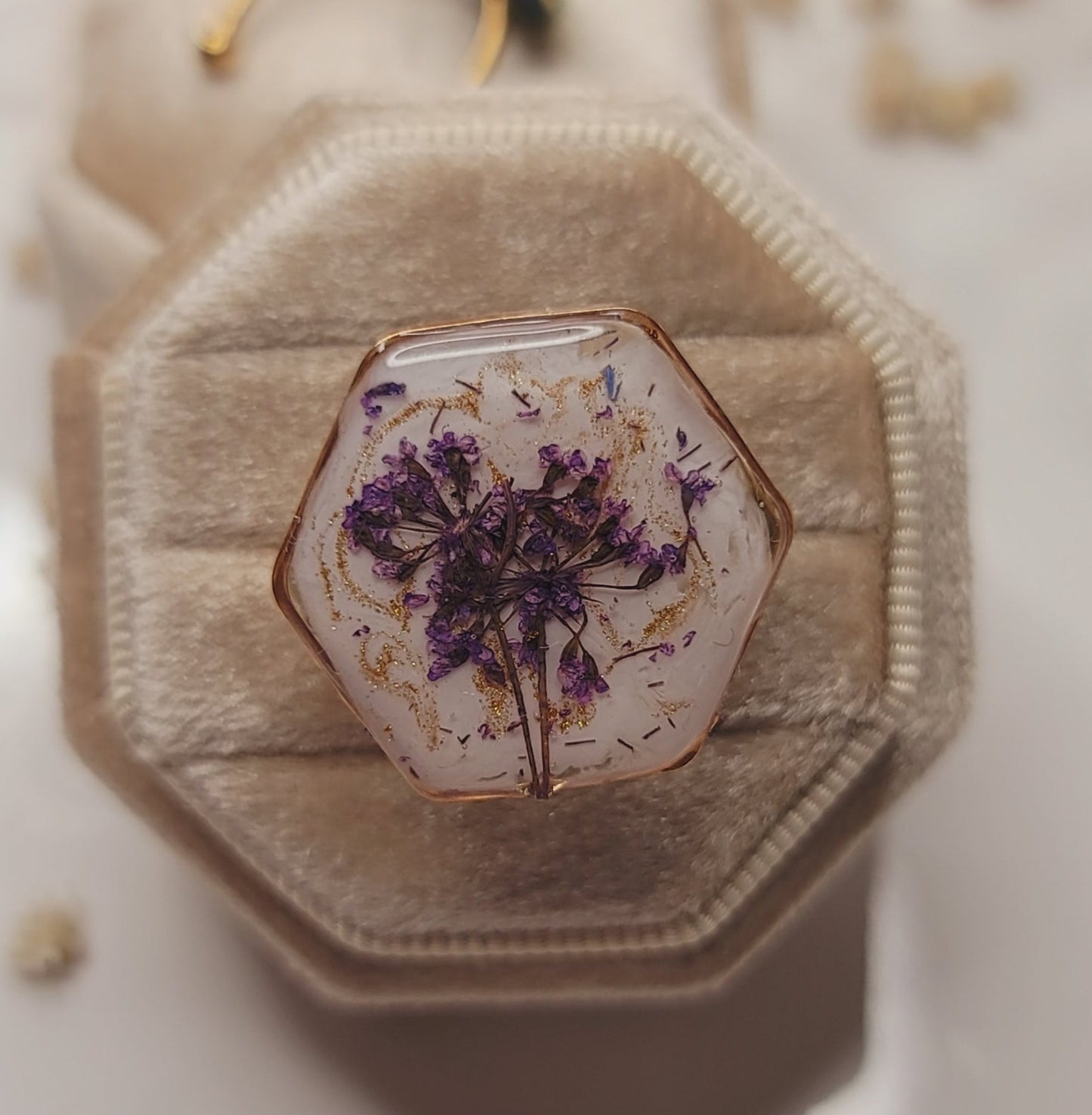 Violet Constellation Ring