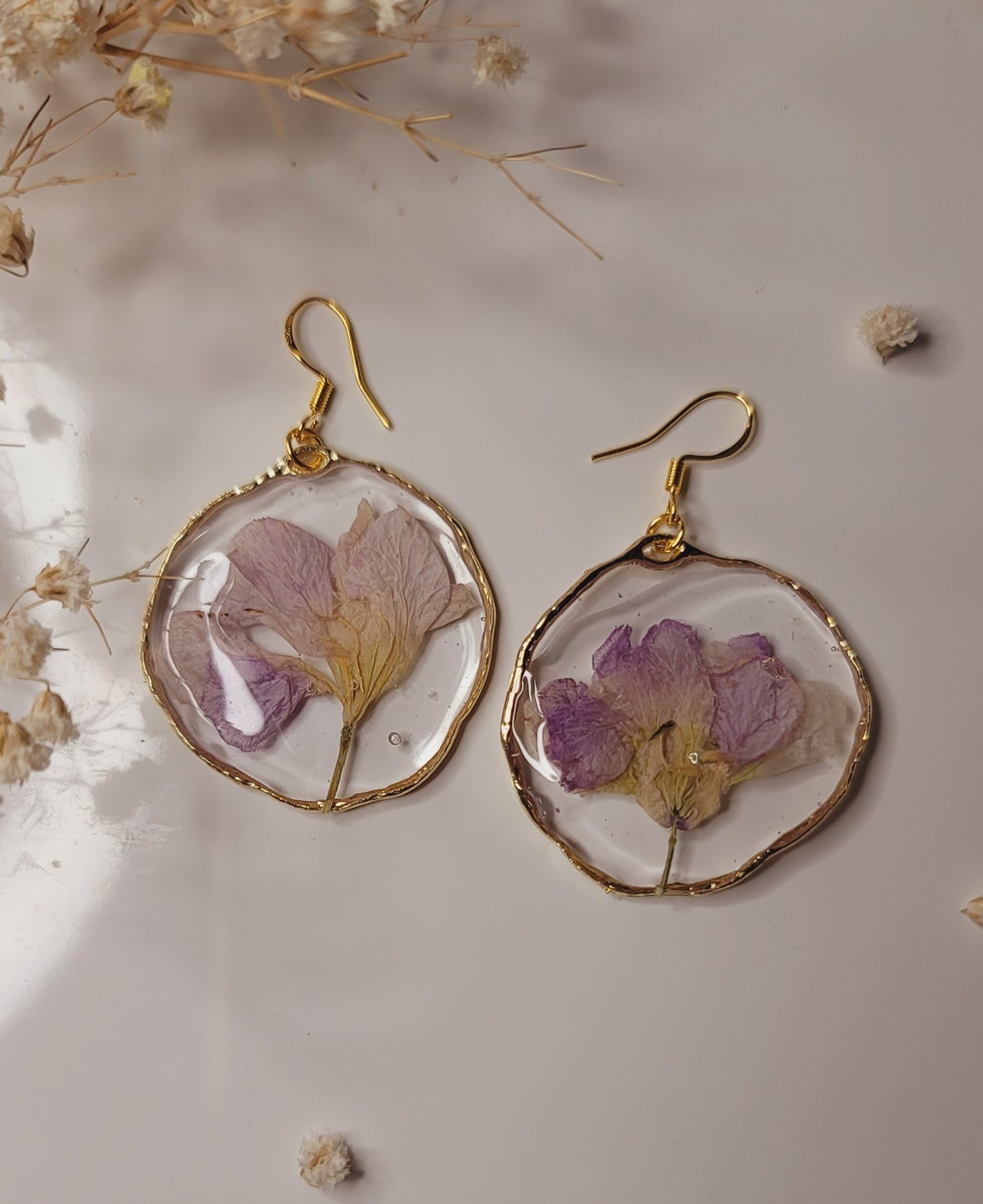 Blushing Petal Garden Earrings