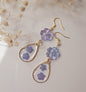 Forget-Me-Not Blossom Drop Earrings