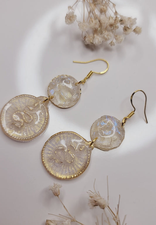 Serpent Relic Botanical Drop Earrings