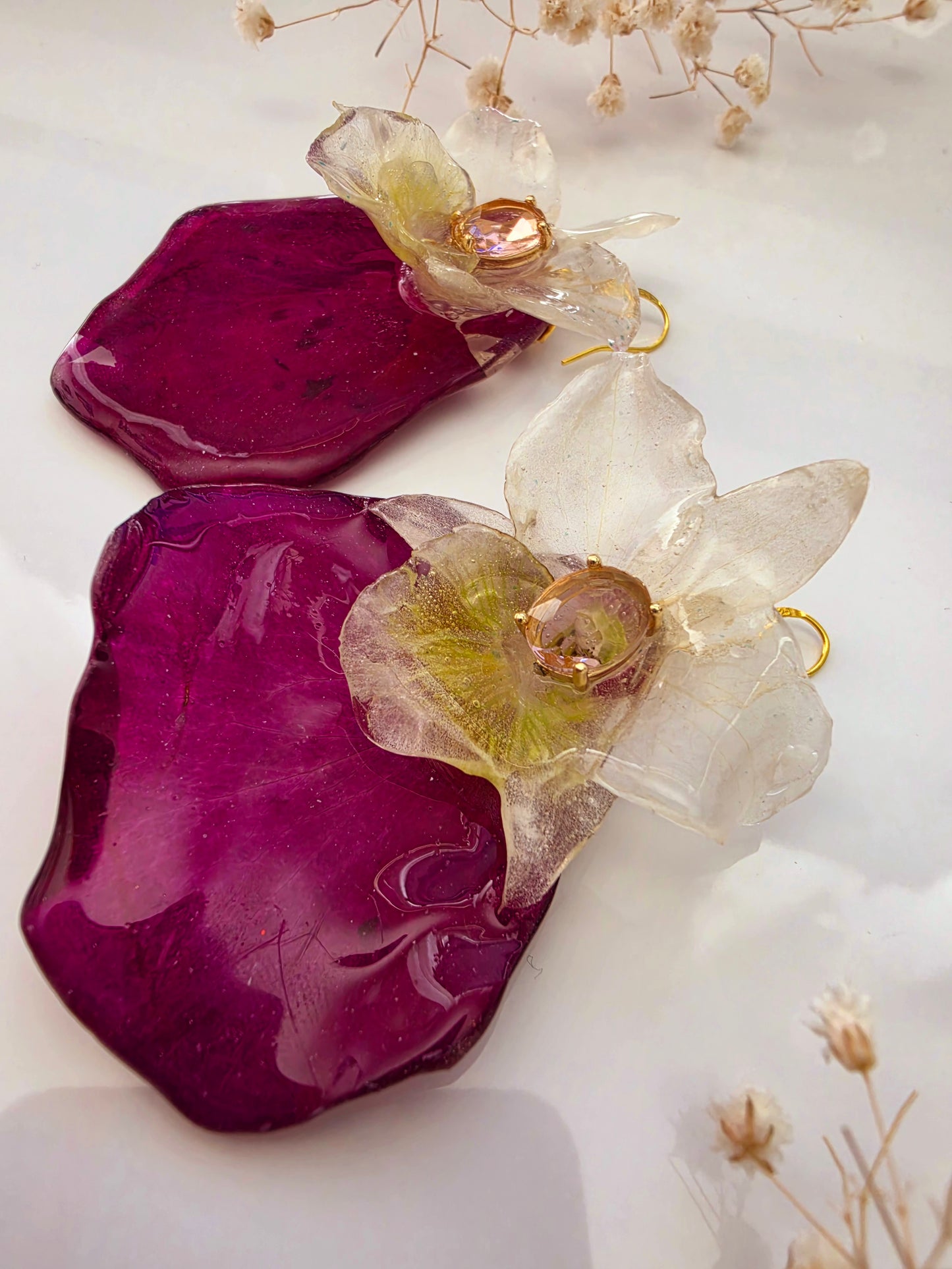 Orchid & Rose Reverie Earrings