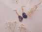 Forget Me Not Butterfly Wing Earrings Style A