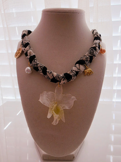 Orchid Reverie Statement Necklace