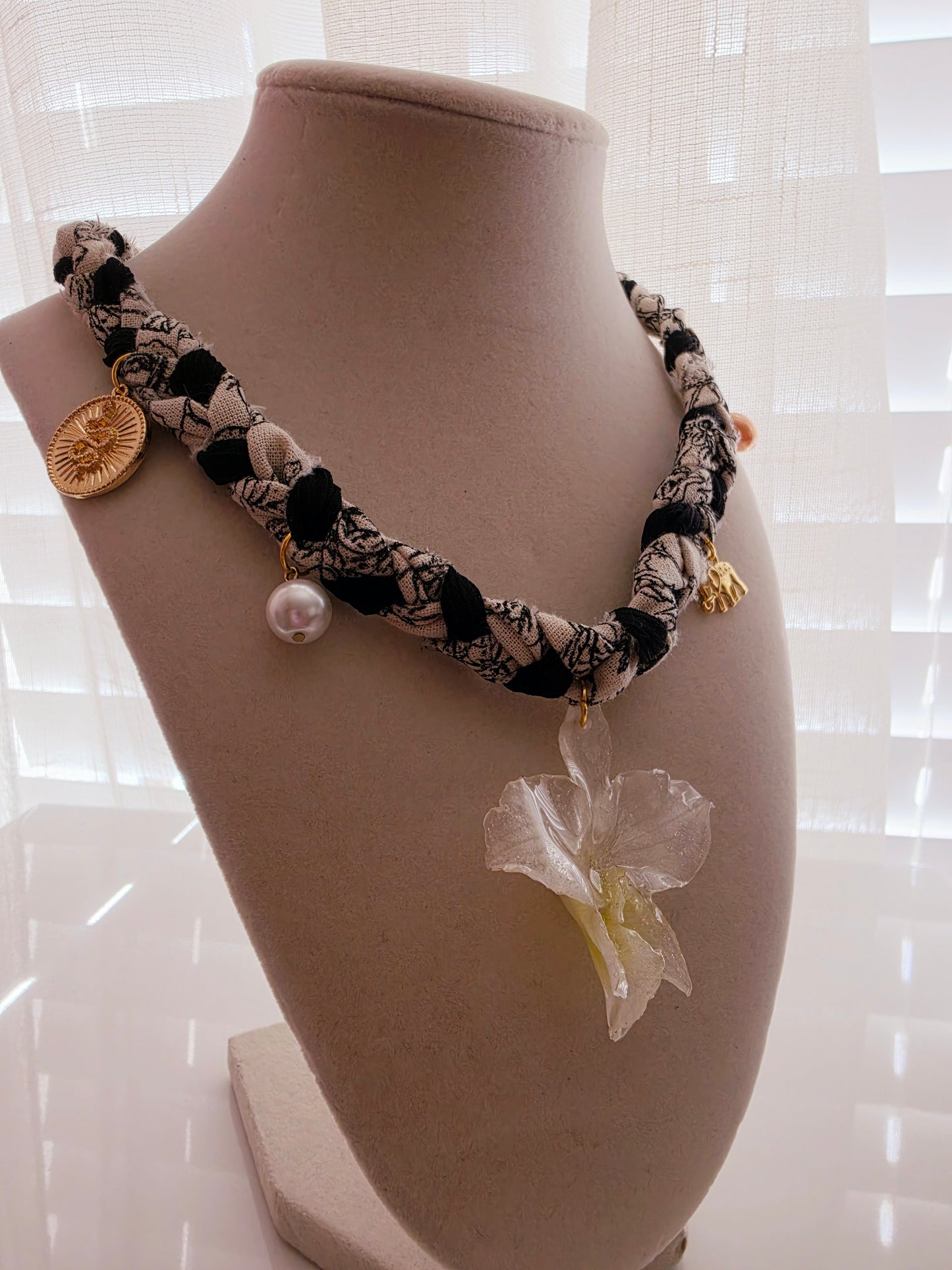 Orchid Reverie Statement Necklace