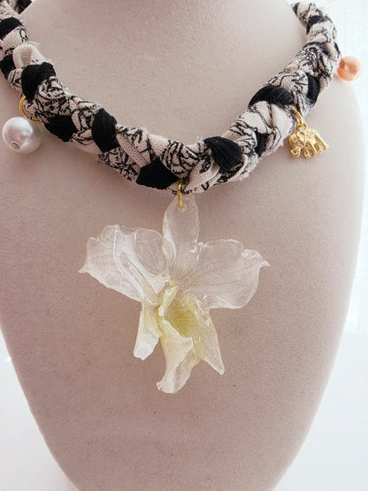 Orchid Reverie Statement Necklace