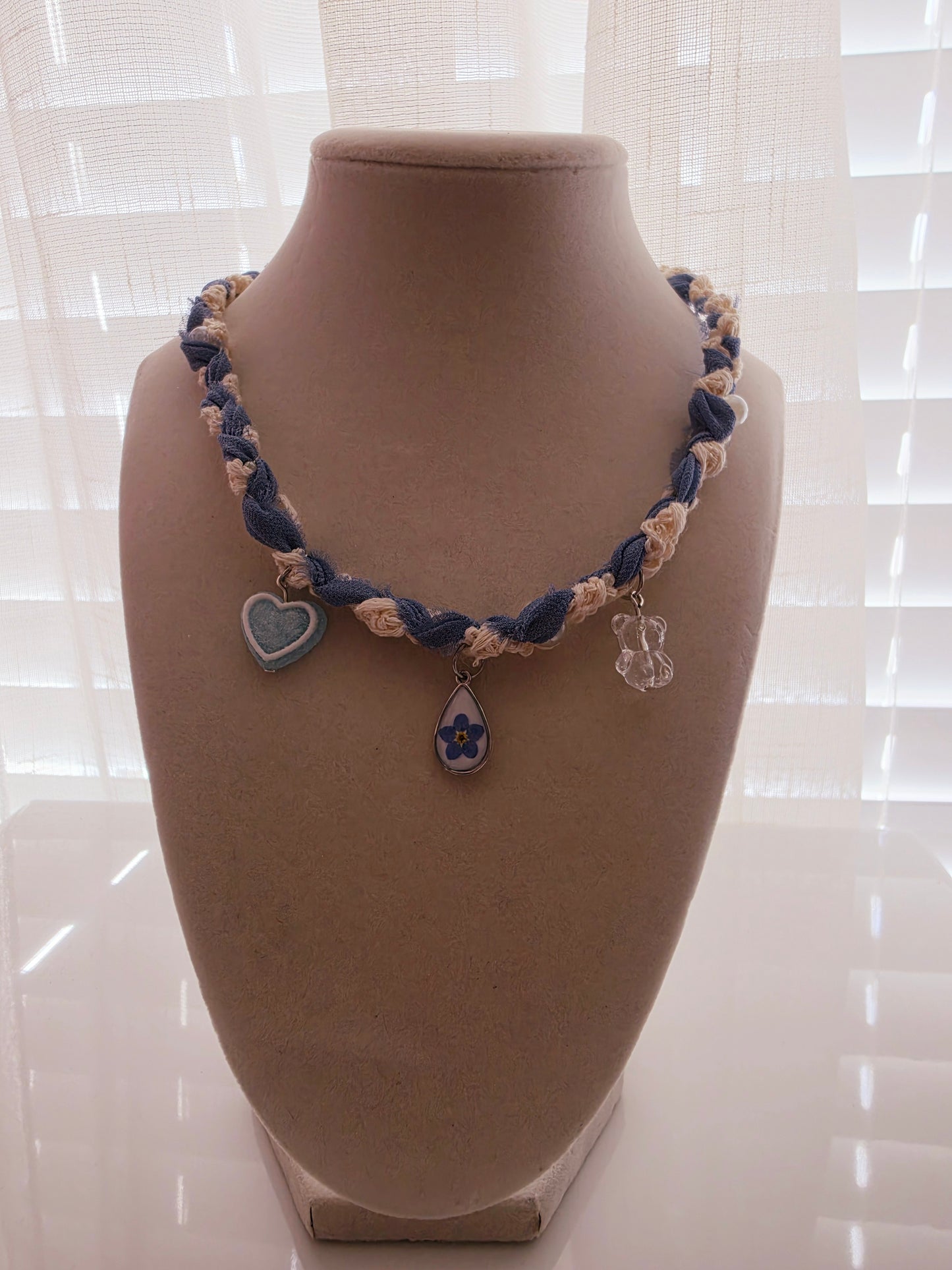 Forget Me Not Keepsake Charm Necklace