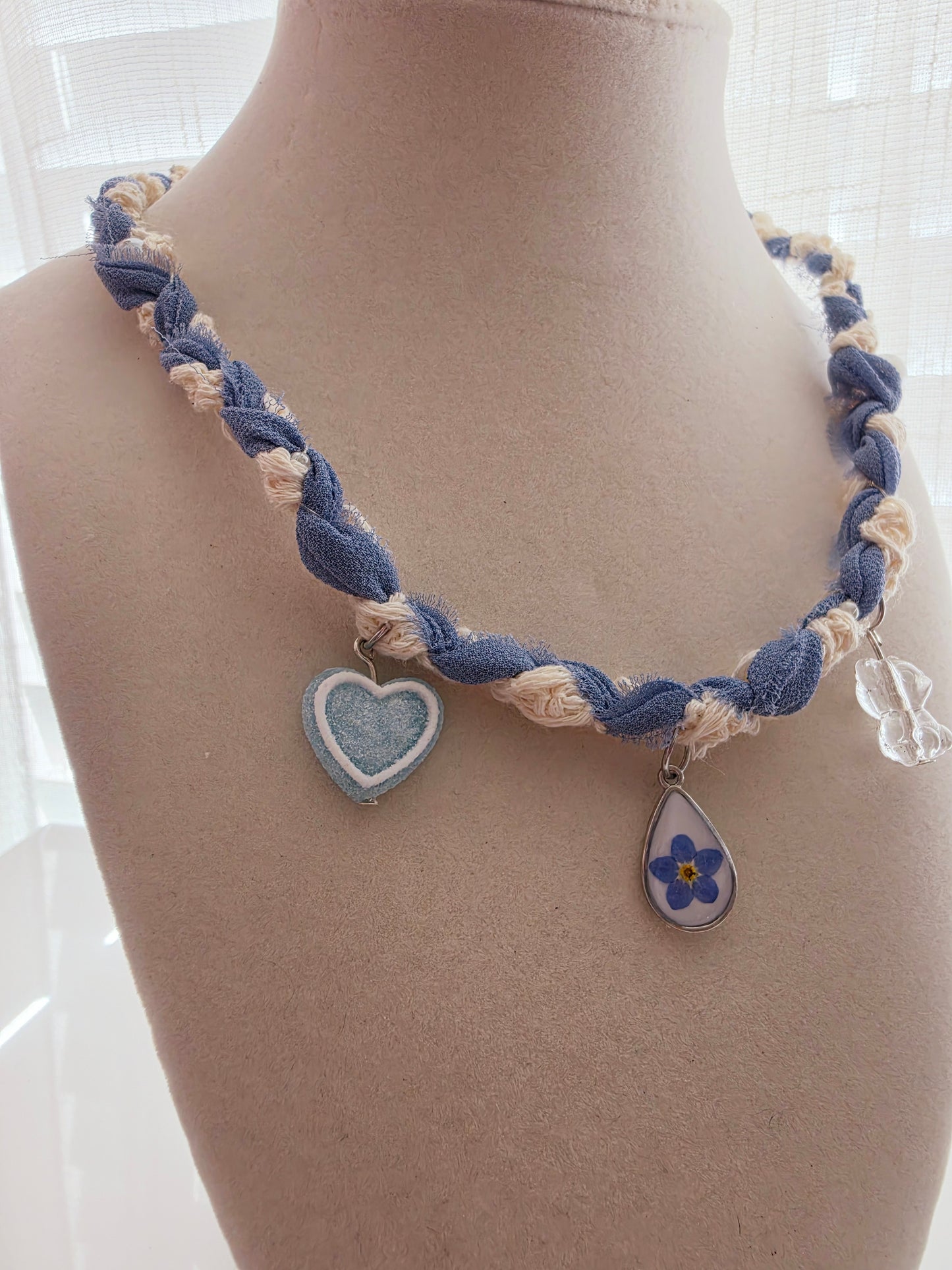 Forget Me Not Keepsake Charm Necklace