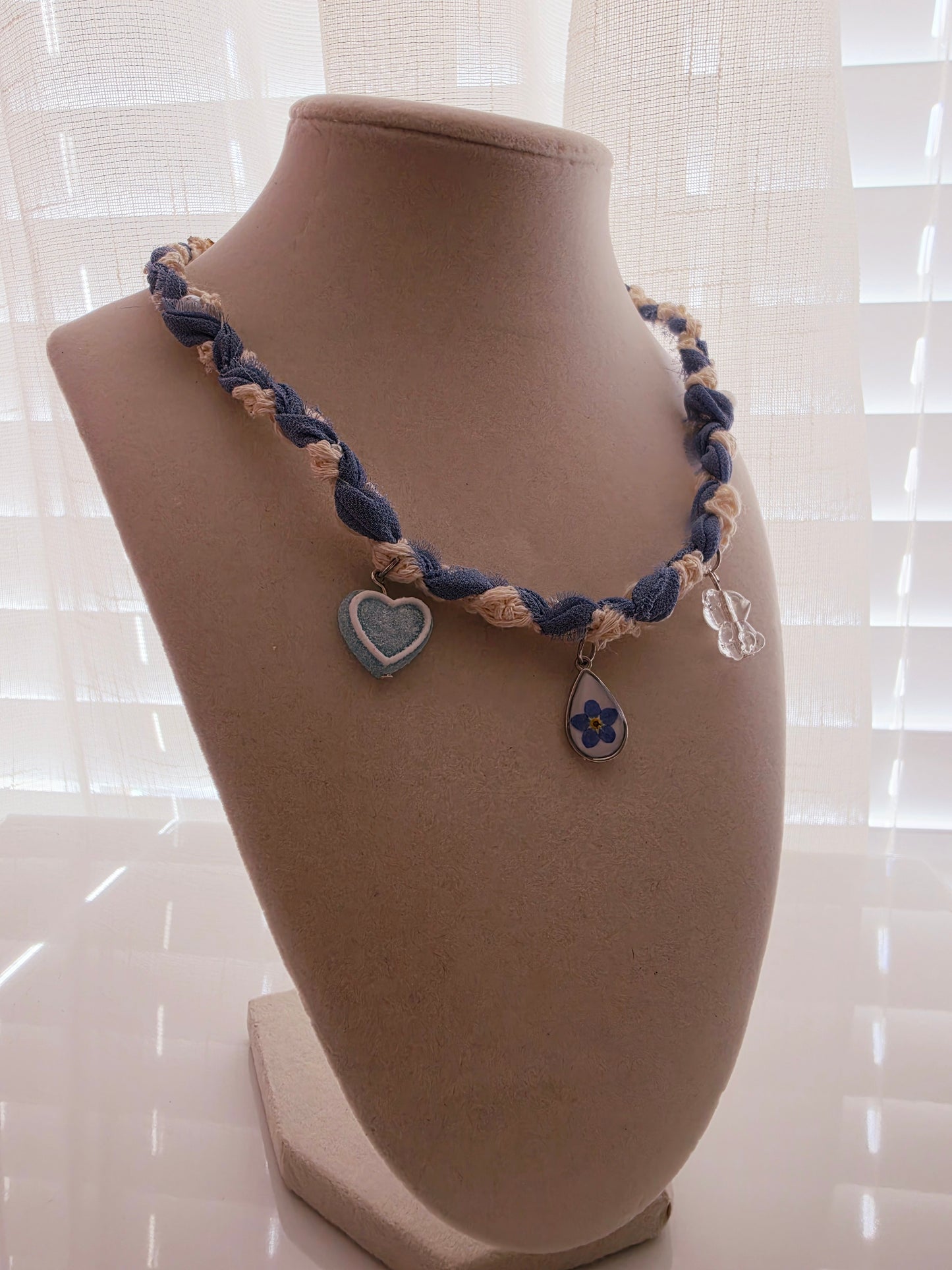 Forget Me Not Keepsake Charm Necklace