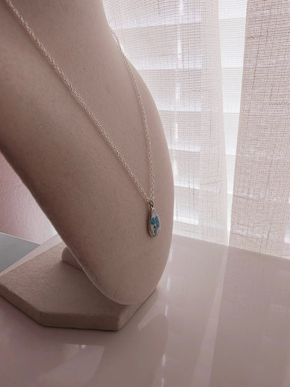 Blue Lagoon Bloom Necklace