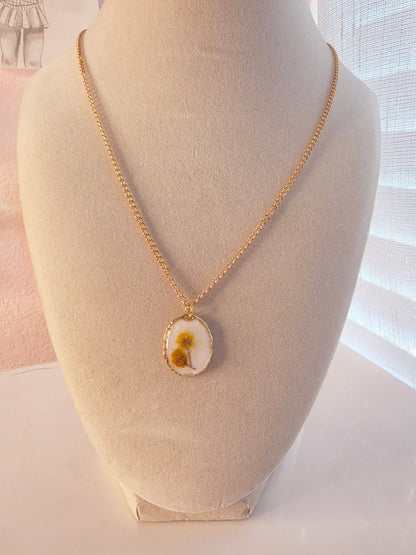 Golden Bloom Keepsake Necklace