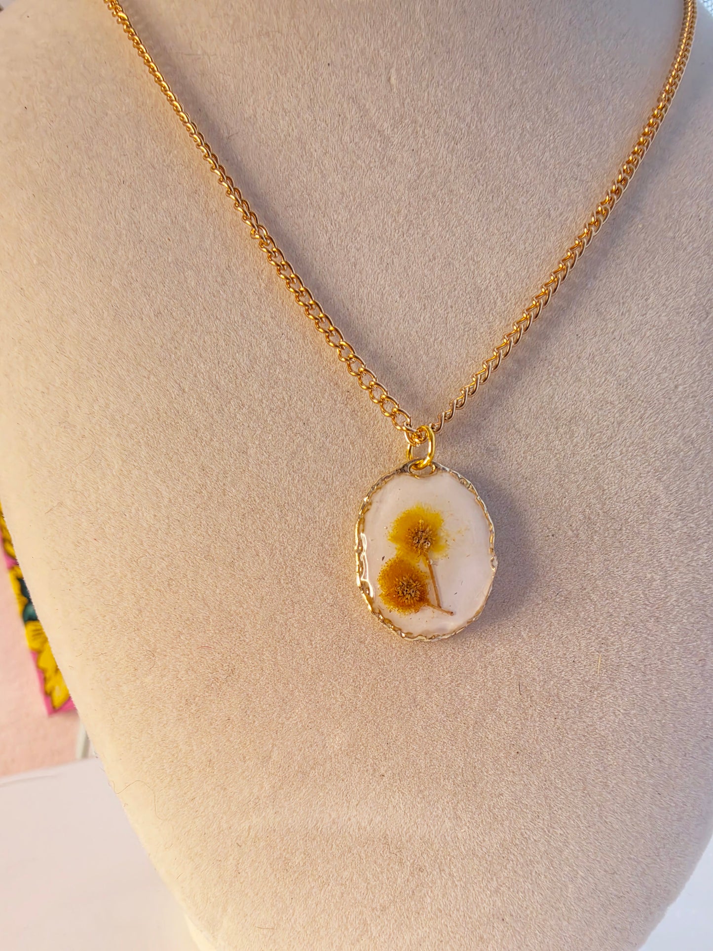 Golden Bloom Keepsake Necklace