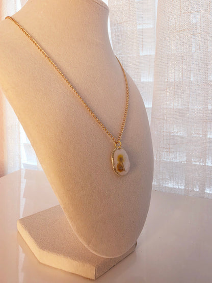 Golden Bloom Keepsake Necklace
