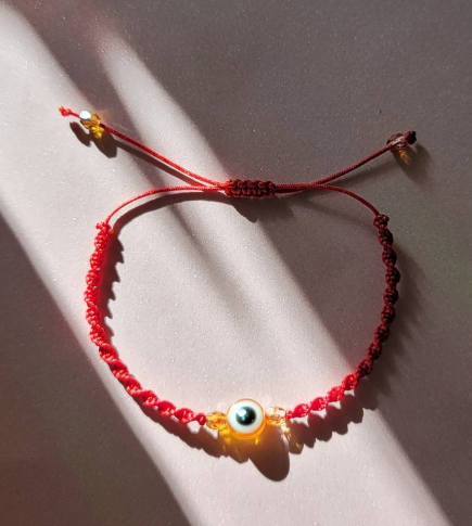 Orange Spiral Evil Bracelets